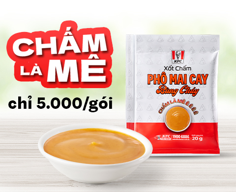 Xốt Phô mai Cay Bùng Cháy KFC
