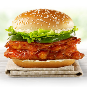 Burger Gà Quay Flava KFC